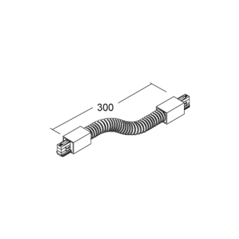 Flexverbinder +/- 150° schwarz, für Ivela 3 Phasen Stromschiene Bitte Beachten ! Schienenzubehör verschiedener Hersteller ist untereinander NICHT kompatibel 