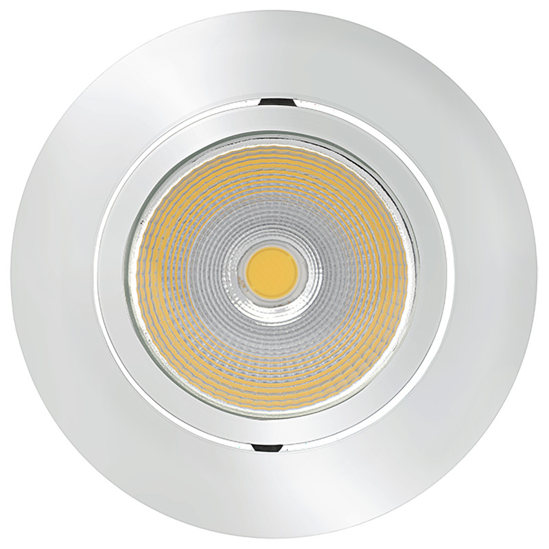 LED Einbauleuchte 5068 ECO Flat chrom 7,5W BIO 927 38° 350mA Außen Ø: 88mm Deckenausschnitt Ø: 68mm Einbautiefe: 25mm Abstrahlwinkel: 38° Lichtfarbe: 927 - 2700K Dimmbarkei