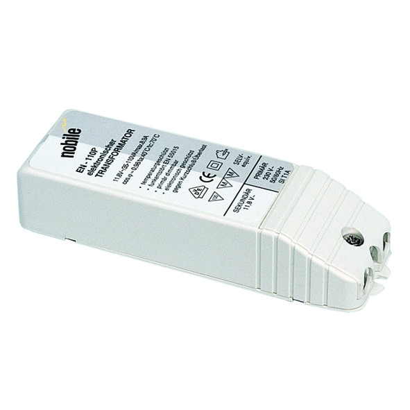 Nobilé elektronic Trafo 110VA 12V/230V 50/60 Hz, für Potentiometer Ansteuerung ( Auslauftype ) Nobilé elektronic Trafo 110VA 12V/230V 50/60 Hz, für Potentiometer Ansteuerung ( Auslauftype )