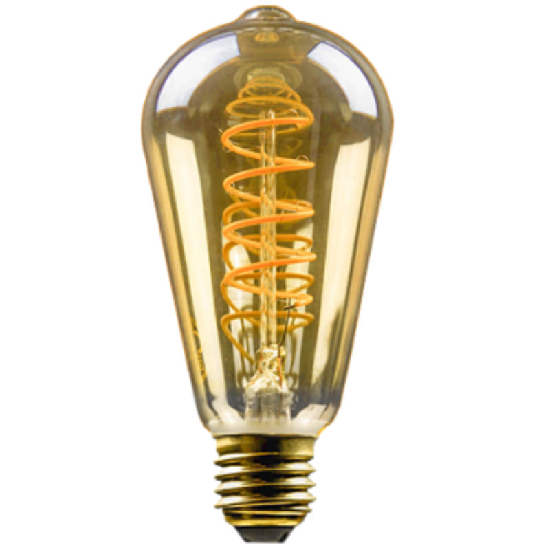 LED Filament Vintage Lampe Edison ST64 E27 5W 250lm superwarmweiß LED Filament Vintage Lampe Edison ST64 E27 5W 250lm superwarmweiß