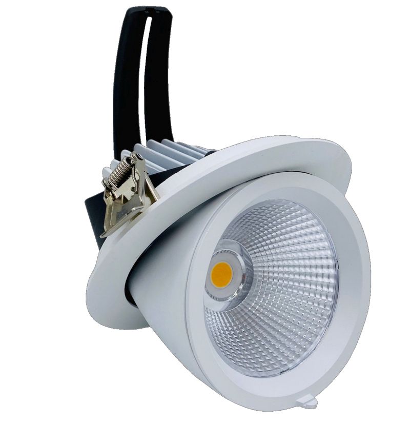 LED Decken Einbaustrahler TWIST 20W 930 38° Flood Gehäuse Aludruckguß, WEISS wird inklusive LED Treiber (750mA) geliefert Lichtfarbe: 3000K/warmweiss  exzellente Farbwiedergabe Ra( LED Decken Einbaustrahler TWIST 20W 930 38° Flood Gehäuse Aludruckguß, WEISS wird inklusive LED Treiber (750mA) geliefert Lichtfarbe: 3000K/warmweiss  exzellente Farbwiedergabe Ra(