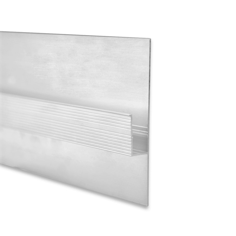 LED Trockenbauprofil TBP2 200cm, Aluminium eloxiert, LED Stripes max. 11mm (21,96€/m inkl. MwSt.) perfekt geeignet für den Einbau in Trockenbaukonstruktionen! wird als Schattenfuge in der