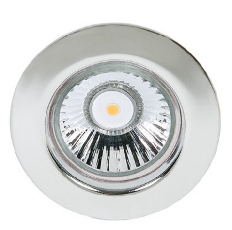 Einbauleuchte C-1830 starr, chrom, für Kaltlichtlampe MR16 Ø50mm oder LED Lampen und Module Best.Nr.: 1750350200 Bohr Ø x Einbautiefe: 60 x 56mm Passendes Zubehör für diesen Artikel: