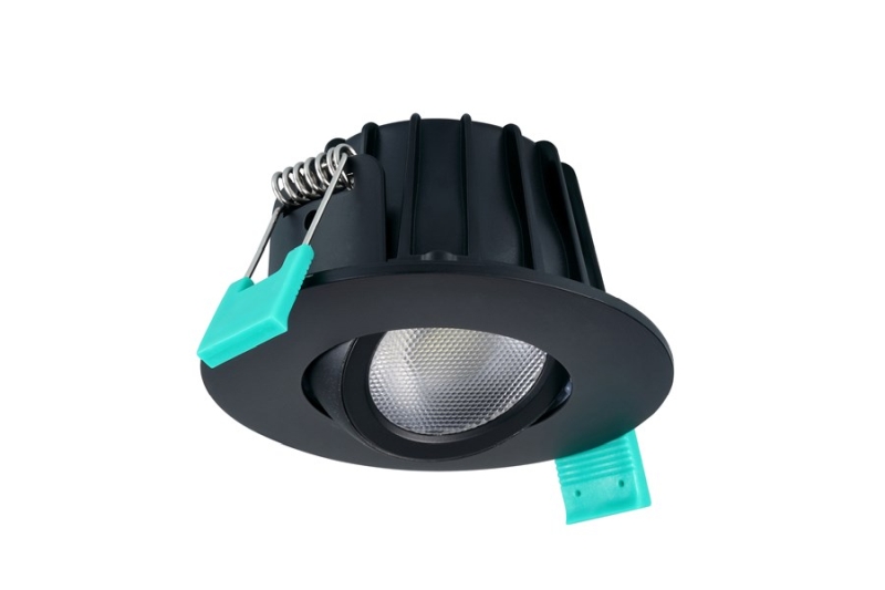 LED Einbauleuchte Obico 68 5,4W 530lm 3CCT IP65 dim schwenkbar schwarz Leistung: 5,4W Lichtstrom: 550lm Über 2 Achsen verstellbar: horizontale Drehung 360°; vertikale Neigung 30° L