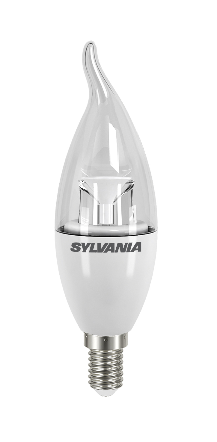 Sylvania ToLEDo Kerze Windstoß 6,5W 827 E14 klar 220-240V Sylvania ToLEDo Kerze Windstoß 6,5W 827 E14 klar 220-240V
