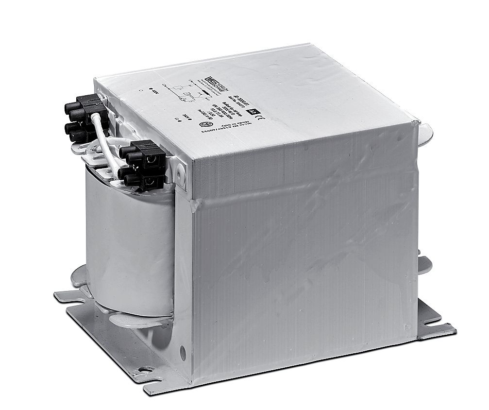 JD 2000.72  2000W 380/400/415V 8,8A 50Hz Vorschaltgerät (Ohne Zündeinheit) für 2000W Metalldampflampen Spannung: 380/400/415V 50Hz Nennstrom: 8,8A Anschlussklemmen 0,75 - 4,00qm