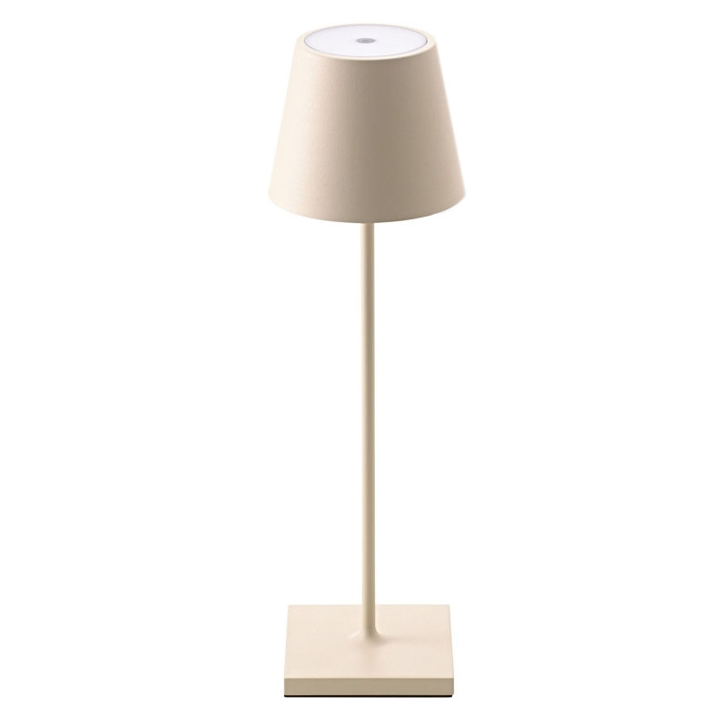 LED Akku Tischleuchte Nuindie 2,2W 822-27 168-197lm IP54 45° 380mm dünenbeige dimmbar  LED Akku Tischleuchte Nuindie 2,2W 822-27 168-197lm IP54 45° 380mm dünenbeige dimmbar