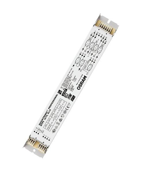 QTP5 3x14, 4x14 Osram Quicktronic Professional EVG für 3x14W oder 4x 14W T5 Röhren Für Notlichtbetrieb geeignet AC oder DC 280x40x21mm Auslauftype ! Lieferbar solange Vorrat reicht kan