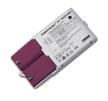 OSRAM PTi 35/220-240 I  EVG mit Zugentlastung für Metalldampflampen 1x35W 135x75x30mm