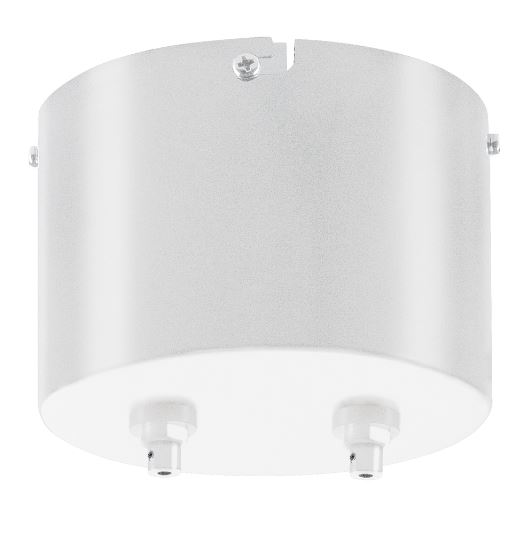 Designtrafo RUND 105 WEISS, 105W 12V ACPhansenANschnitt dimmbar  Ø110 x H110mmNiedervolttransformator in ansprechendem Design mit direktem Niedervoltanschluss sowie einer maximalen Leistun