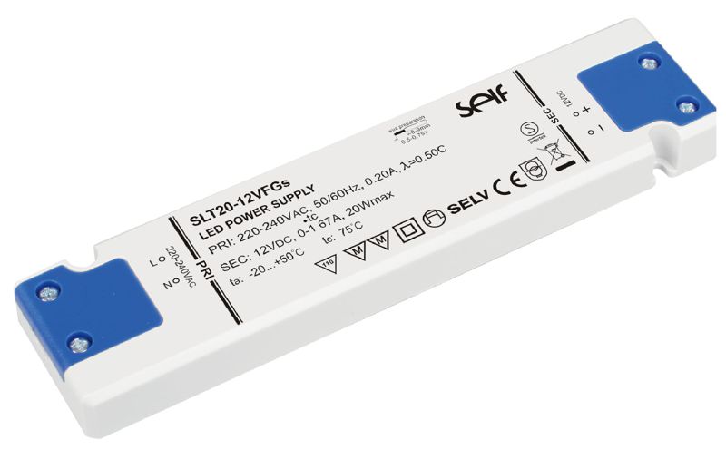 SLT20-24VF-2S 0-20W 24V DC ULTRA DÜNN (14mm)