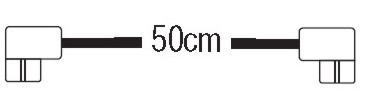 Verlängerungskabel 0,5m  Winkel - Winkel für Classica Lichtleiste Auslauftype nur noch Restbestände lieferbar Verlängerungskabel 0,5m  Winkel - Winkel für Classica Lichtleiste Auslauftype nur noch Restbestände lieferbar
