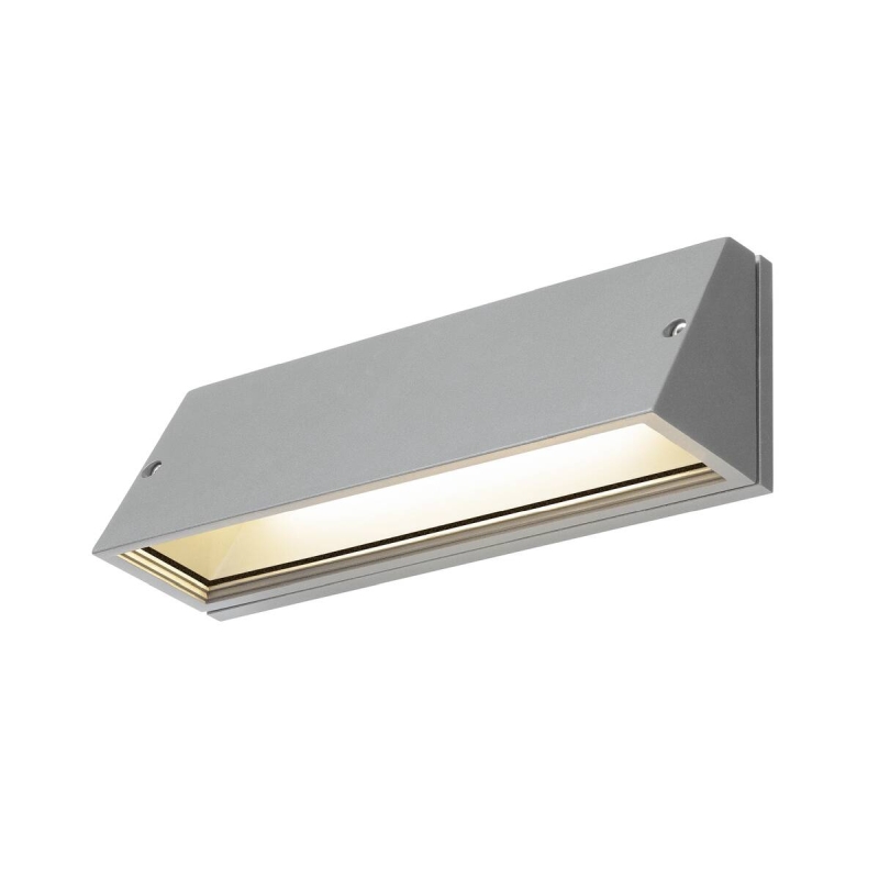 LED Wandleuchte Außenbereich Pema Switch 14W 1.420lm IP65 grau