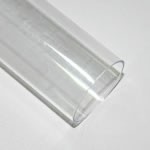 Farbiges Polycarbonatrohr TRANSPARENT für 18W Leuchtstoffröhre Ø: 26mm T8 - L=590mm 