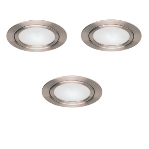 N 5020 COB LED 3er Set LED Einbauleuchten  3,3W 830, Nickel-gebürstet, warmweiss KOMPLETT SET bestehend aus: 3 LED Leuchten (3000K, 177lm) AD: 80mm / BohrØ: 58mm / ET:18mm 1 Betrie N 5020 COB LED 3er Set LED Einbauleuchten  3,3W 830, Nickel-gebürstet, warmweiss KOMPLETT SET bestehend aus: 3 LED Leuchten (3000K, 177lm) AD: 80mm / BohrØ: 58mm / ET:18mm 1 Betrie