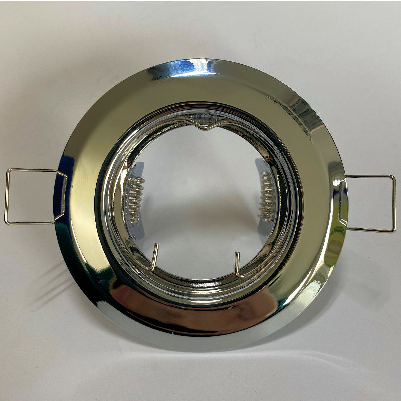 Einbauleuchte Alpe 16, rund, Silber gebürstet,  GU5,3 MR16 12V