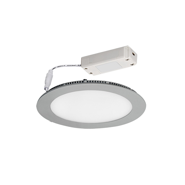LED Einbauleuchte Rounda LED 13W-NW-SR830 LumenDeckenausschnitt: Ø 162mm Einbautiefe: min. 30mm Farbe: silber  Auslauftype - lieferbar solange vorrat reicht !