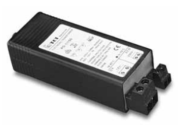 TC-PD.1 150  Elektronischer Einbau Trafo 75-150W 230V auf 12V AC vergossenes Gehäuse offene Anschlussklemmen Mit M8 Gewindestift 10mm lang am Ende LxBxH: 128x45x32mm dimmbar 