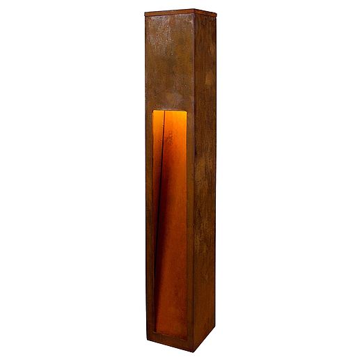 Pollerleuchte RUSTY SLOT 80