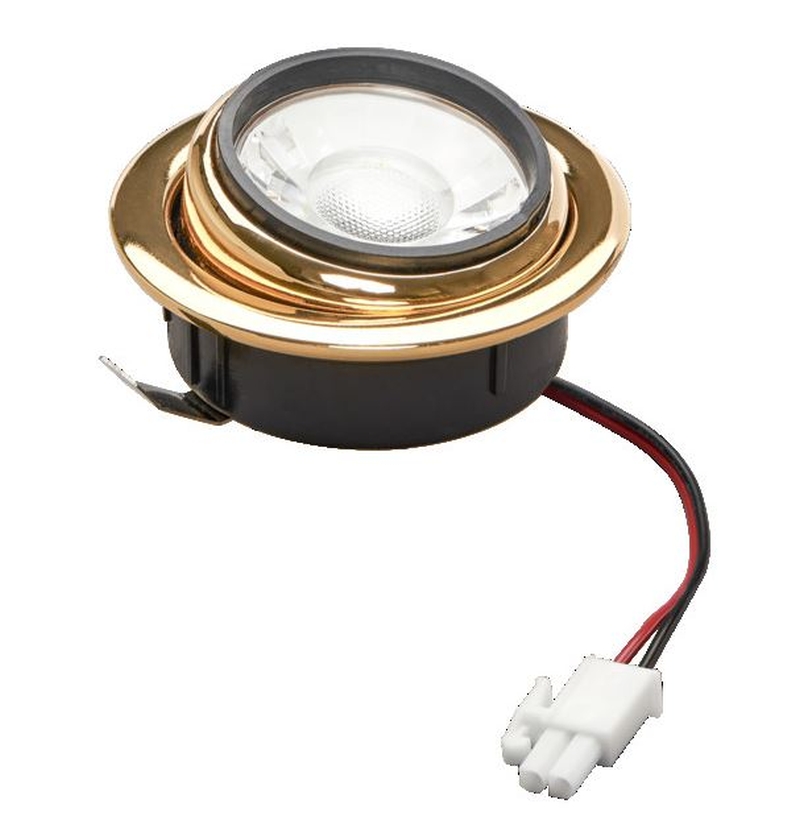 N 5022 CSP LED 4W 930 Gold LED Möbeleinbauleuchte, schwenkbar Ring: Gold warmweiss 3000K Linse mit Abstrahlwinkel 38° klares, hitzebeständigen Schutzglas Außen Ø68mm BohrØ  N 5022 CSP LED 4W 930 Gold LED Möbeleinbauleuchte, schwenkbar Ring: Gold warmweiss 3000K Linse mit Abstrahlwinkel 38° klares, hitzebeständigen Schutzglas Außen Ø68mm BohrØ
