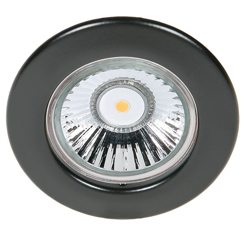 Einbauleuchte C-1830 starr, schwarz, für Kaltlichtlampe MR16 Ø50mm oder LED Lampen und ModuleBest.Nr.: 1750351800 Bohr Ø x Einbautiefe: 60 x 56mm  Passendes Zubehör für diesen Artikel: