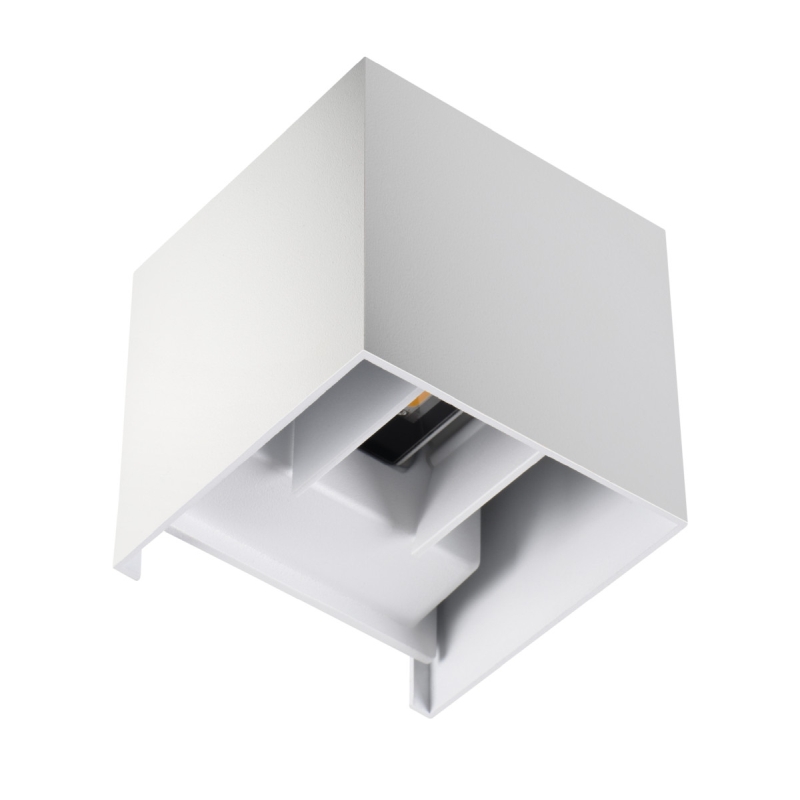 LED Wandleuchte Außenbereich REKA 7W IP54 4000K weiss eckig