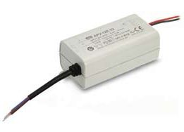 APC-16E-350 LED Konverter 16W 350mA, IP42, 12-48V DC Konstantstromkonverter mit 16W und 350mA bei 12-48V DC Schutzart IP42 bedingt für den Außeneinsatz geeignetGehäuse aus K