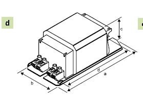 NK 150 SEP Vorschaltgerät konventionell für 150W Metalldampflampen