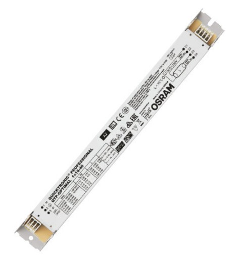 QTP Optimal 1x18-40 Osram Quicktronic Professional elektronisches Vorschaltgerät (EVG) fürT8 1x18W, 1x30W 1x36W T5 Röhren 1x 24W, 39W Dulux L Lampen 1x18W, 1x24W, 1x36W, 1x40WDulux