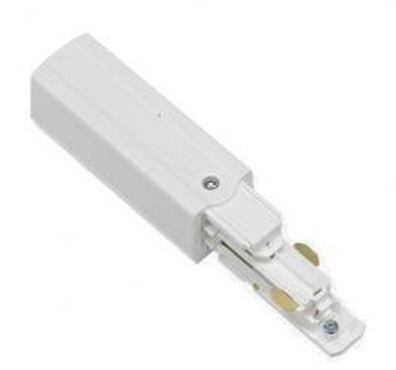 Global Trac Pulse Einspeisung DALI XTSC611-3 WEISS für Global 3 Phasen Stromschiene - RECHTS Bitte Beachten ! Schienenzubehör verschiedener Hersteller ist untereinander