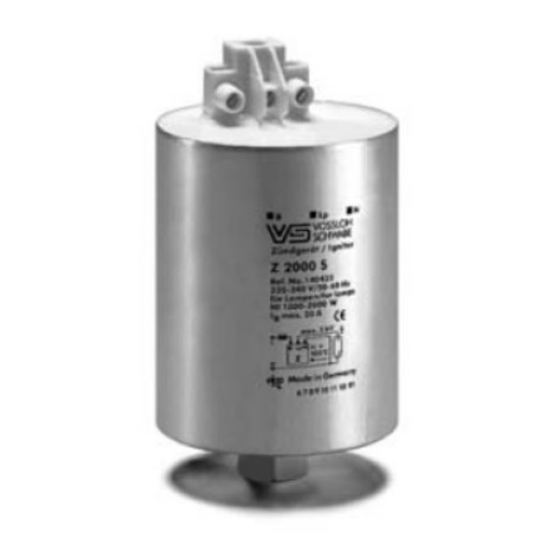 Z2000S Zündgerät / Überlagerungszündgerät für 250W - 2000W 220-240V mit 4-5kV Zündspannung Betriebsspannung: 220-240V Zündimpuls: 5kV ØxL: 65x96+10mm Z.B. für Lampe Philips Master M