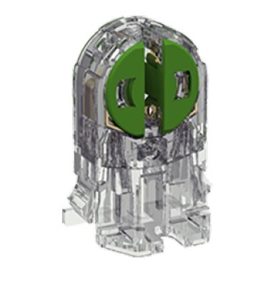 Fassung G5 für T5 Leuchtstoffröhren, zum Anschrauben, 2A - 500V / T130 (Tm110), Mit Top Test, ENEC03, UL us (120W-600V HT120 (UL496)) Lichtpunkthöhe 25mm