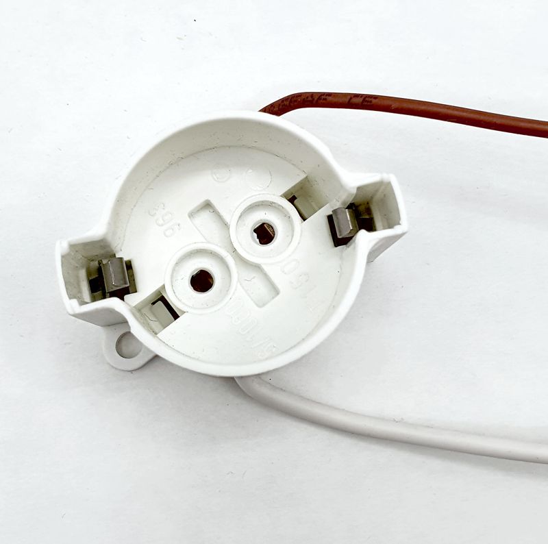 Bäro Fassung PG12X zum Anschrauben, für Bäro BLF Natriumdampflampen 35-100W, 4A, 1000V / T200, Silikonzuleitung 20cm