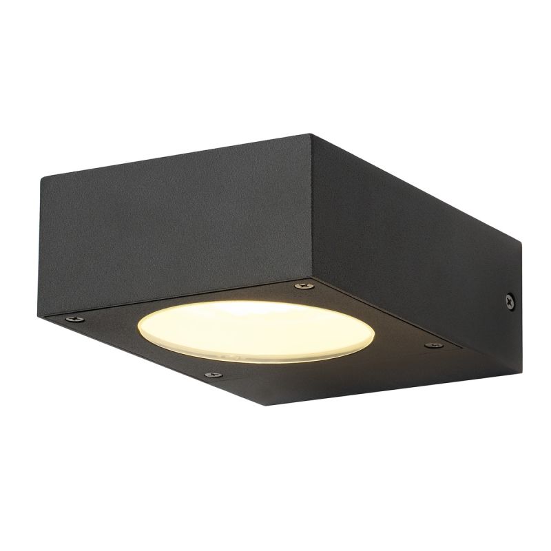 Wandleuchte Außenbereich QUADRASYL WL 15 (IP44) max. 11W Kompaktleuchtstofflampe oder LED mit Sockel GX53 (ohne Leuchtmittel)